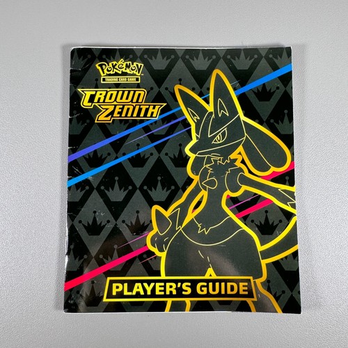 Pokemon TCG Player's Guide CROWN ZENITH from Elite Trainer Box *edge wear* - Picture 1 of 6