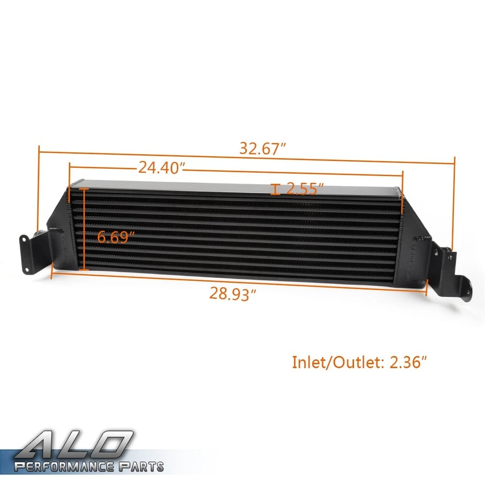 Kit de actualización de intercooler + manguera de silicona negra apta para Volkswagen Golf R GTI MK7 Foto 2 de 4