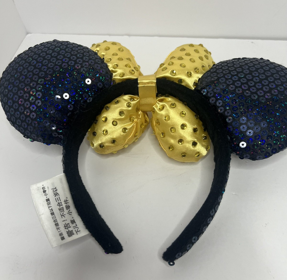 Disney Parks Gold Bow 50th Anniversary WDW Minnie Ears 