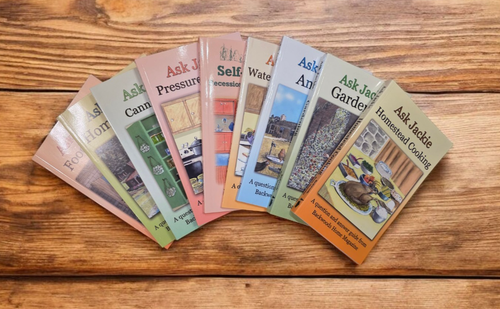 Ask Jackie Series Books Lot of 9 Backwoods Home Homesteading Paperback Books NEW
