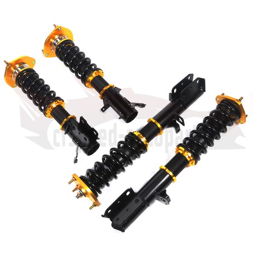 Kits de suspensión de amortiguadores Coilovers amarillos para Toyota Corolla 1988-1999 - Imagen 6 de 8