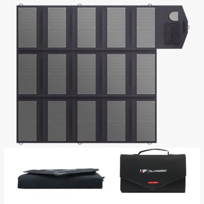 18V 100W Portable Solar Charger Foldable Solar Panel  For Ourdoor Camping Travel