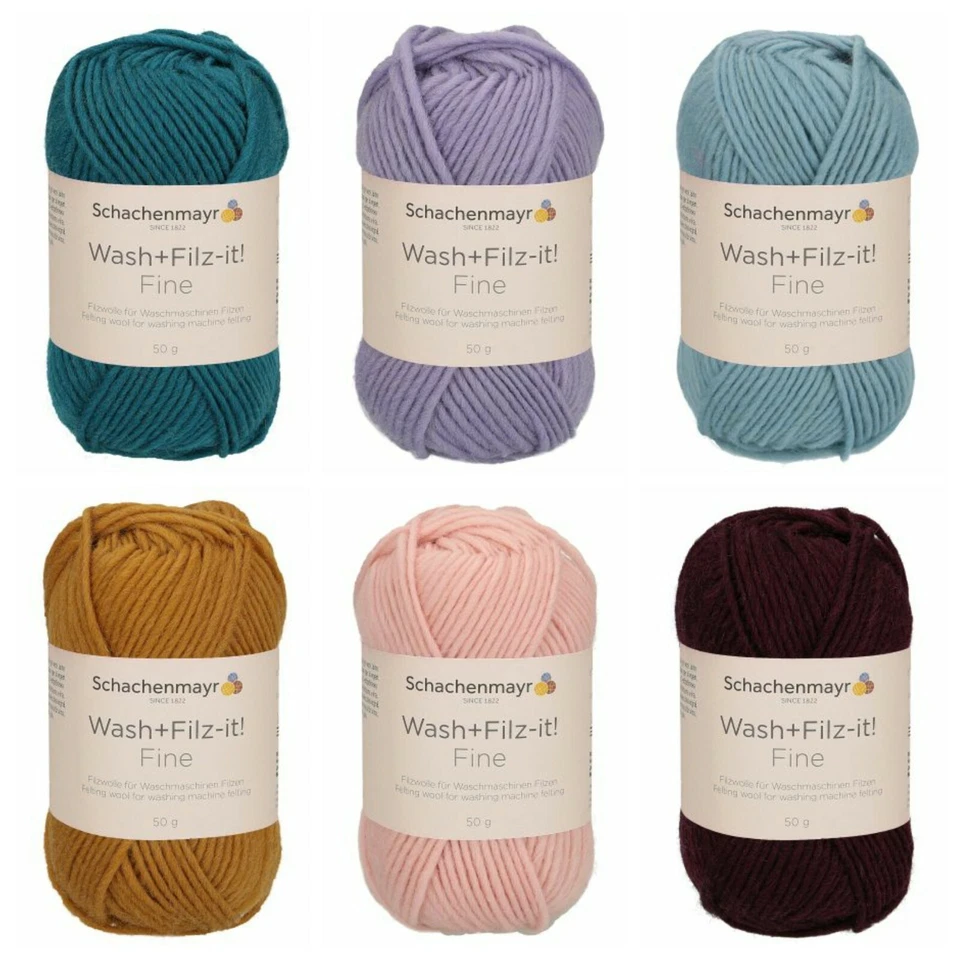 Schachenmayr - WASH+FILZ-IT! Fine - 50g - LL 100m - Filzwolle - (7,50€/100g) - Bild 2 von 2