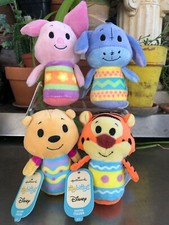 Hallmark-itty bittys-Easter-Winnie the Pooh-Tigger-Eeyore-Piglet-Set Of 4-Plush