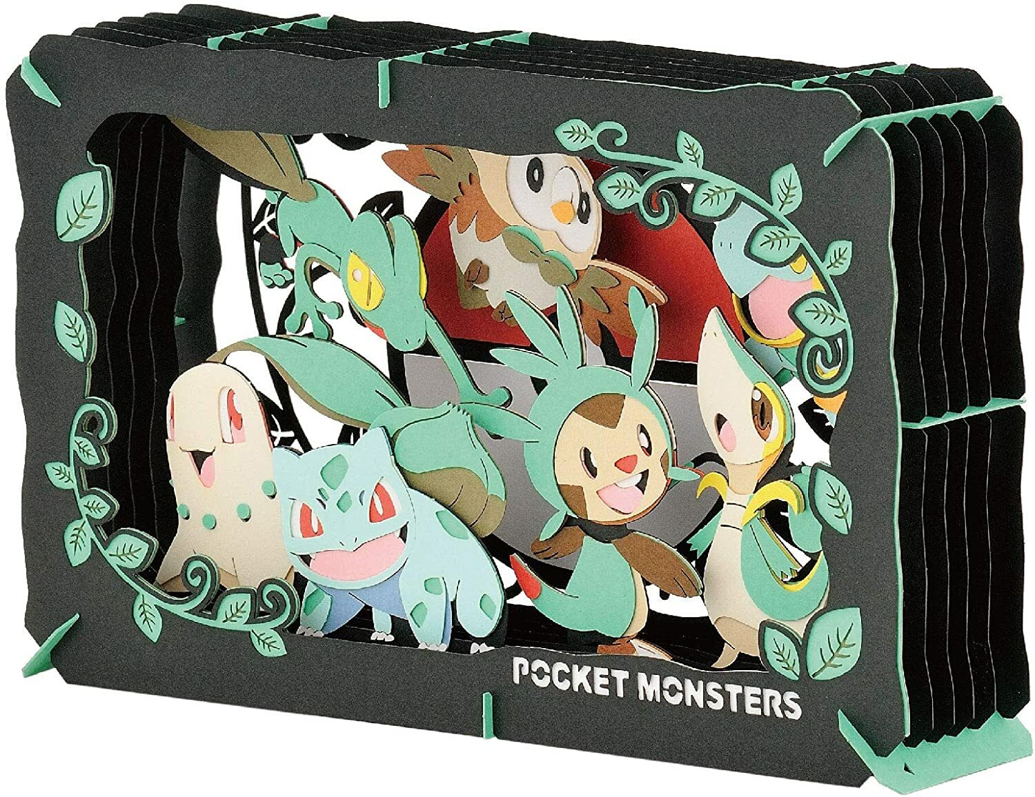 Paper Theater Paper Theater Pokemon Type Grass Pt L06 00018913 Japan 