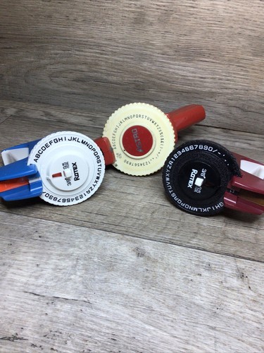 Astro \u0026 2 Rotex Vintage Label Makers 