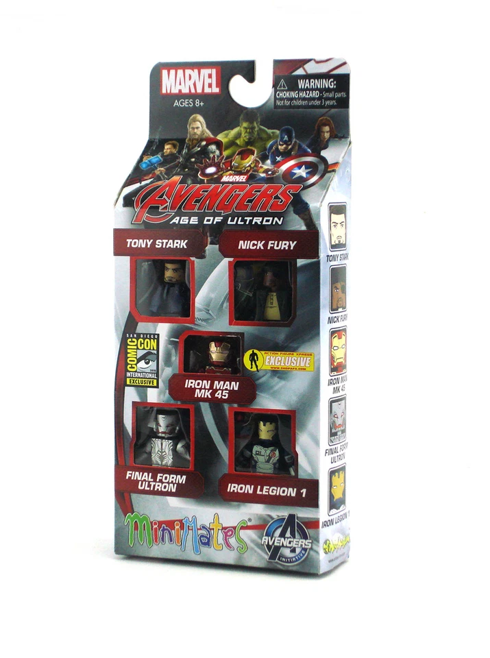 Marvel Minimates Avengers Age of Ultron Box Set 2015 SDCC Exclusivo 5 Figuras Foto 3 de 4
