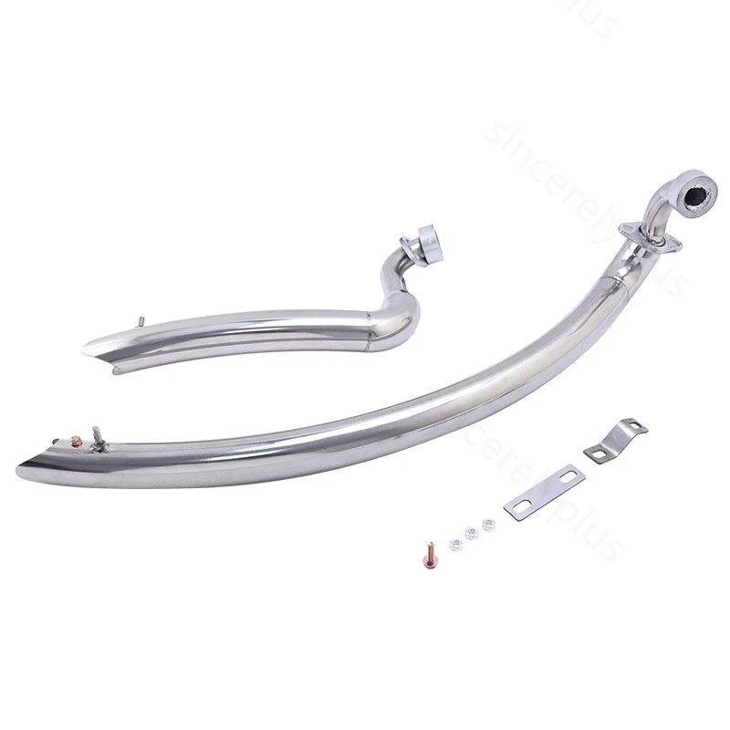 Silenciadores de tubo de escape sistema completo para Yamaha Virago 1100 750 XV750 XV1100 XV700 Foto 3 de 4