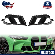 Bumper Vent Grill Air Duct Grille Cover Black For 21-24 BMW G80 M3 G82 G83 M4