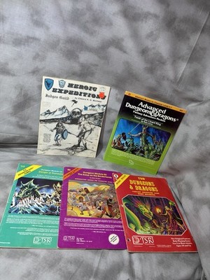 D&D Module Lot with Basic Rulebook I2 U2 B2 Judges Guild TSR Dungeons & Dragons