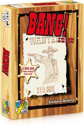 BANG! Vierte Edition Reprint Basisspiel Brettspiel 8+ (DEU-ENG) - DV Spiele