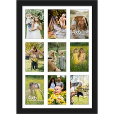 13x19 Collage Picture Frame 4x6 Picture Frames Collage Wall Decor Displays Ni...