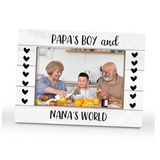 Papa Nana Gifts Picture Frame, Son Gifts from Mom, Papa Gifts for Grandma Boy