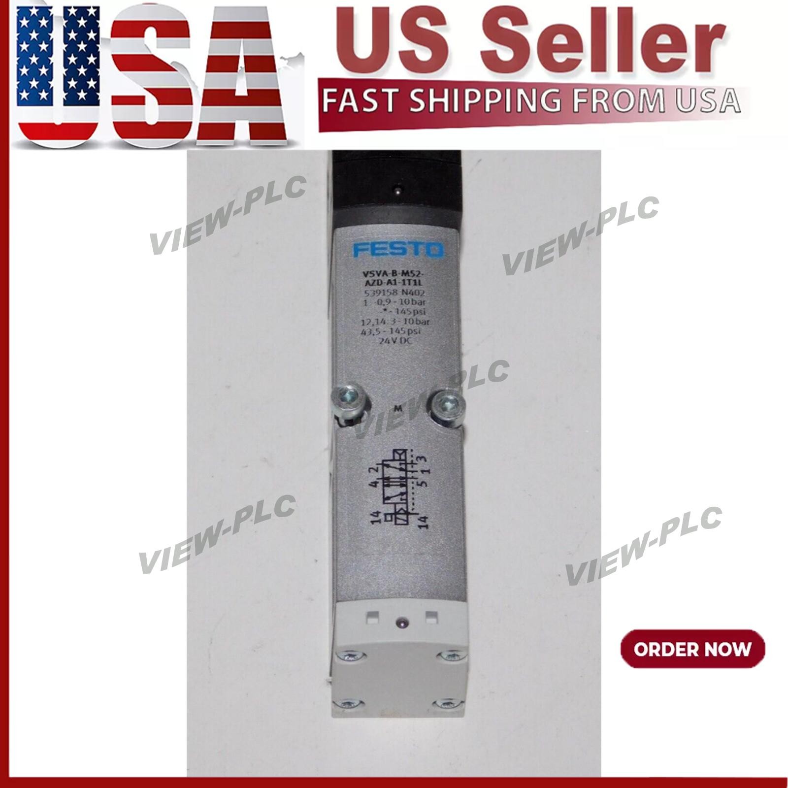 US FREE TAX USED FESTO VSVA-B-M52-AZD-A1-1T1L 539158 Solenoid Valve Module