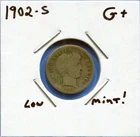 W@W 1902-s  Barber Dime, ( Tougher Date !!!! ) G+ !!!!!!!!!!