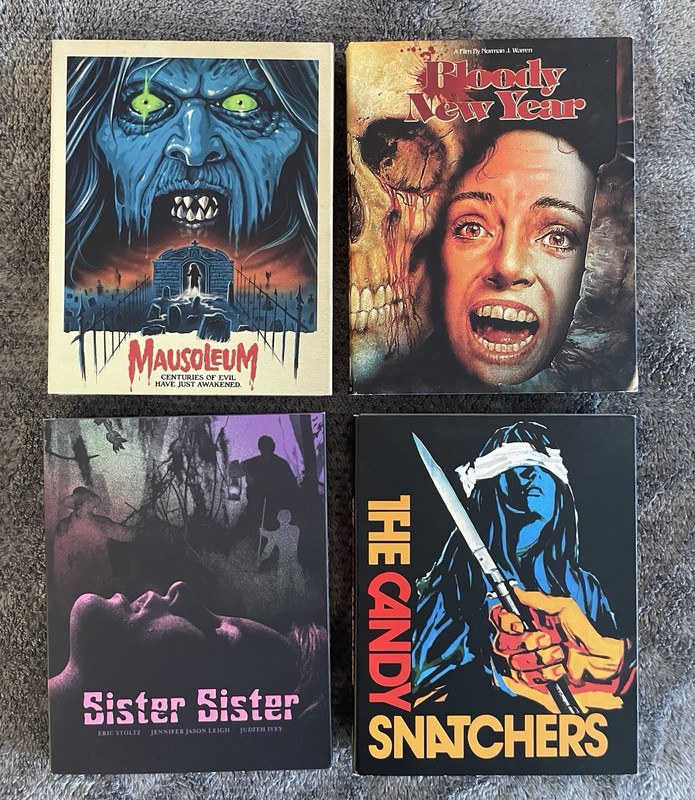 Vinegar Syndrome Blu-Ray Lot, OOP, LIMITED EDITION SLIPCOVERS, HORROR, RARE, HTF