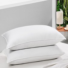 Bed Pillows Standard Size Set of 2 - Luxury Hotel Collection Down Alternative...