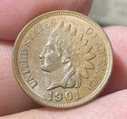 USA KM90a 1 Cent Indian 1901 High Grade Toned