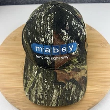 NWT Mossy Oak Mabey Logo Hat Cap Strapback Adjustable Camo Camouflage