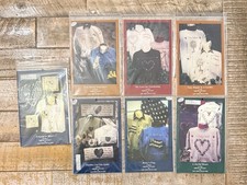 Olde World Reflections Primitive Stitchery Lot Sewing Applique Craft Patterns