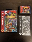 Castlevania Bloodlines SEGA GENESIS Authentic Cart And Manual REPLACEMENT CASE