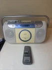 Sony CFD-E100 CD AM FM Radio Cassette Tape Remote Boombox White Y2K Vtg Tested