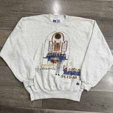 VTG Russell Athletic Personalized Choir Artwork Sweatshirt Made in USA Mens Sz L