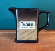 Teachers Scotch Whisky Seton Pottery Ceramic Water Jug Breweriana Pub Bar