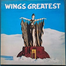 WINGS - GREATEST - PAUL McCARTNEY 12" VINYL LP ALBUM RECORD & INNER SLEEVE EX