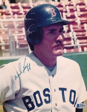 WADE BOGGS signed (BOSTON RED SOX) baseball 8X10 photo BECKETT BAS V75355