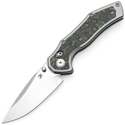 Kansept Knives Apollo Titanium & Jungle Carbon Fiber Folding S35VN Knife 2107V1