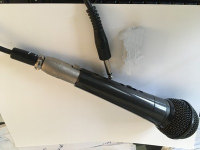 Dynamic Microphone IMP600. large jack  7 inch long on and off switch