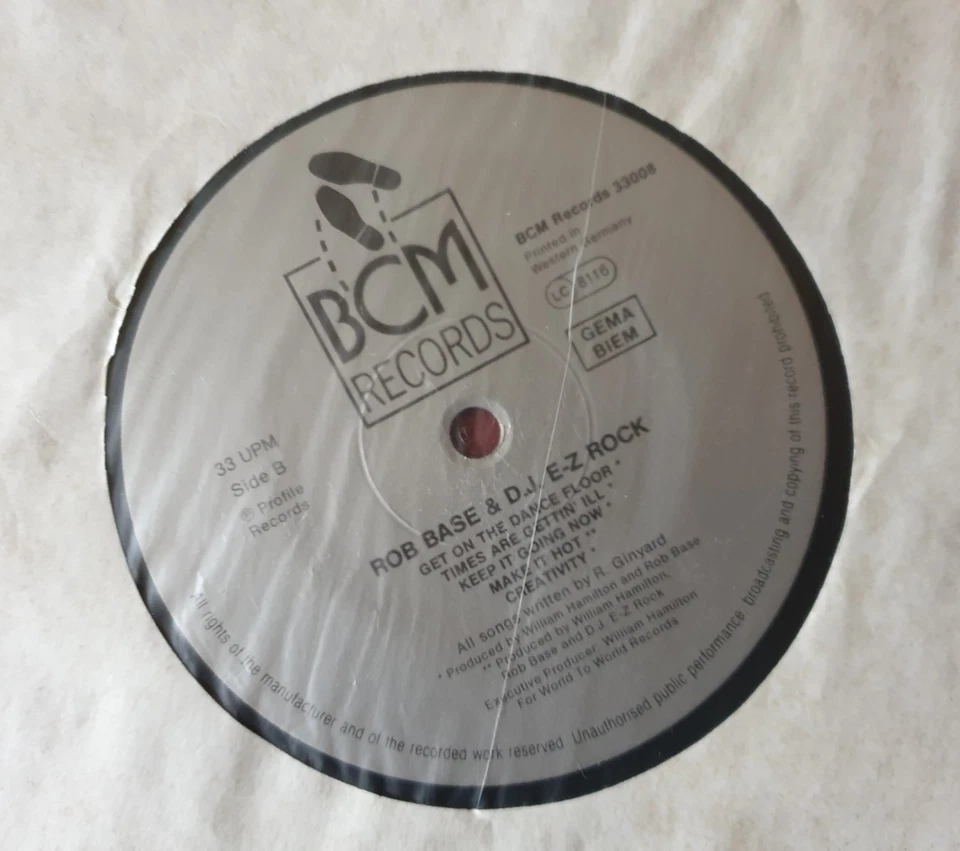 ROB BASE & DJ E-Z ROCK - It Takes Two Vinyl LP - Bild 3 von 4