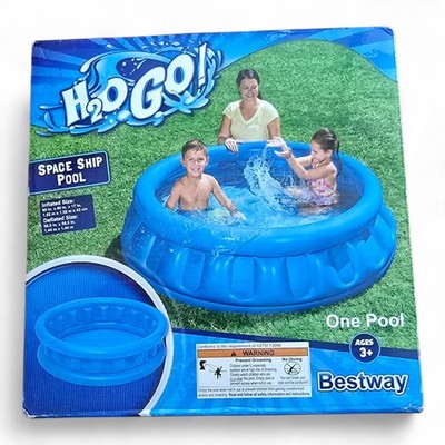   Bestway H2OGO Space Ship Pool Inflatable Kids Pool 60 x 60 Ages 3+