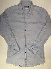 Dolce & Gabbana Gold Men’s Dress Shirt 15.5 39 Light Blue Slim Fit Made in Italy