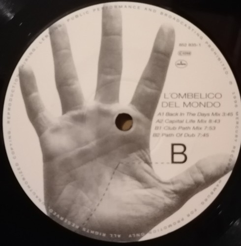 JOVANOTTI L'OMBELICO DEL MONDO Vinile 12 /33 Rpm Germany 1996 Mercury 852 835-1 - Foto 4 di 6