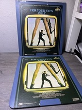 James Bond 007 For Your Eyes Only, CED Video Disc, part 1  2, 1981 Roger Moore