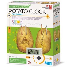 4M Green Science Potato Clock - DIY Experience Battery-Free Renewable Energy...