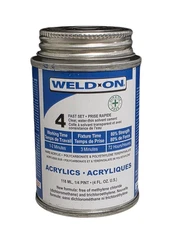 Weld-On #4 (1/4 Pint) New Formula DCM Free