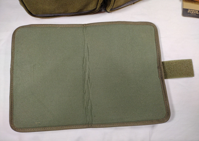 Allen Range Bag North Platte Heritage Series Olive Canvas Brown Split  Leather | eBay