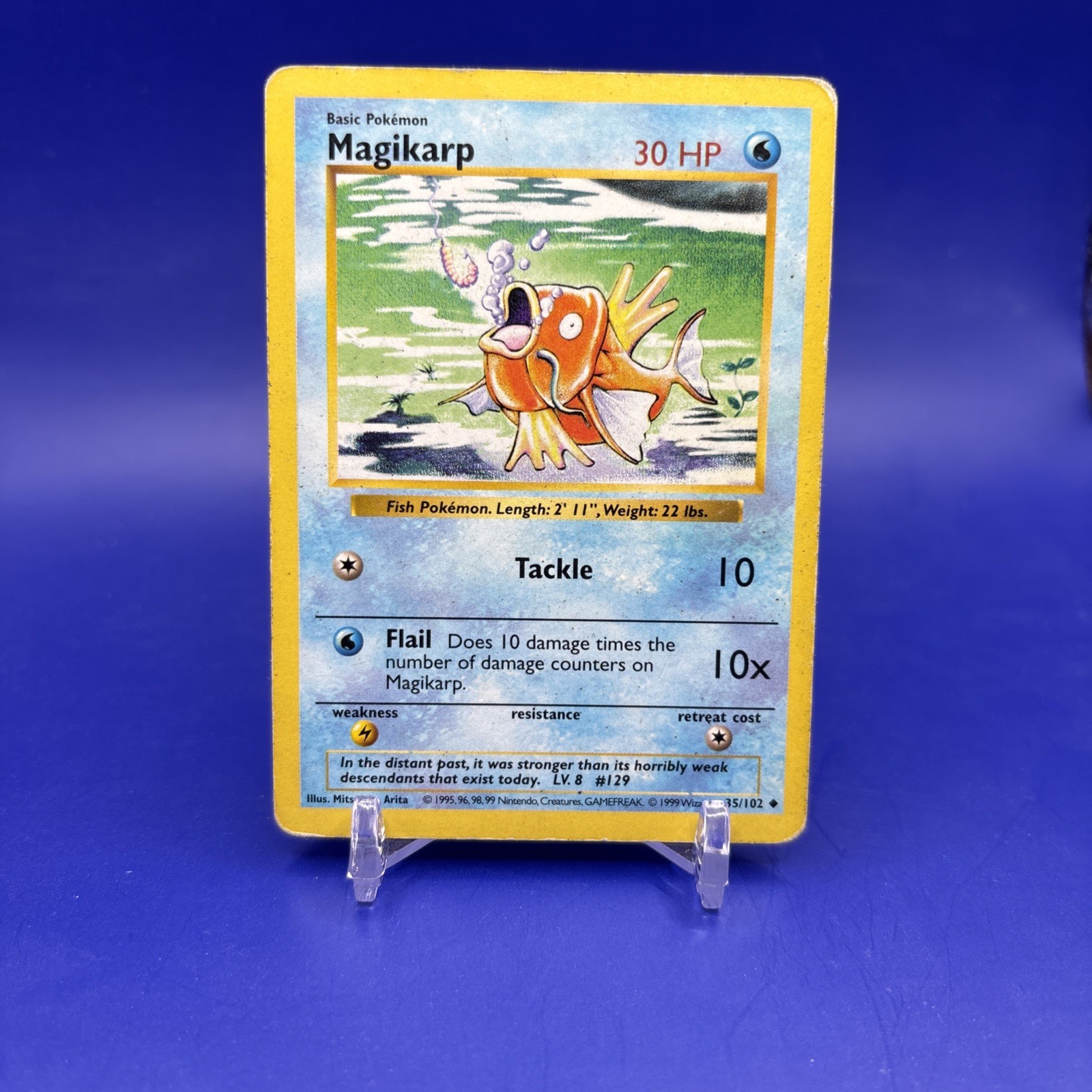 Magikarp 35/102 Base Set Pokemon TCG MP 1999