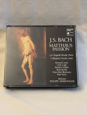 J. S. Bach Matthaus Herreweghe Passion 3 Disc CD Set