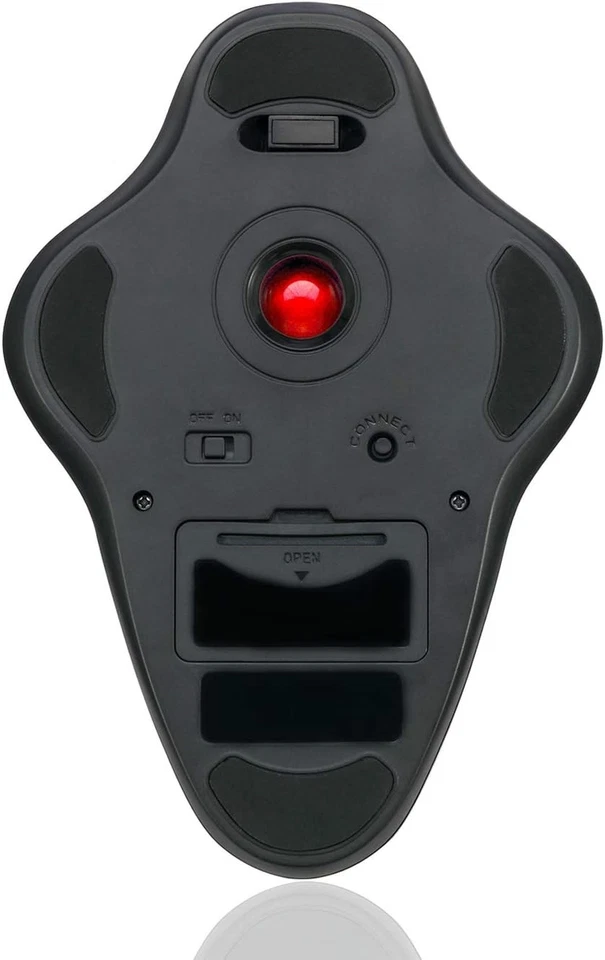 Adesso 2.4Ghz Wireless Programmable Ambidextrous Ergonomic Trackball Mouse, with - Image 2 of 4