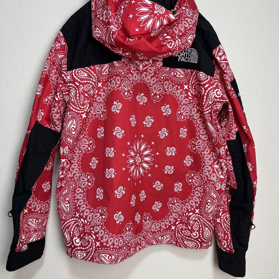 Supreme North Face Bandana Mountain Parka 14Aw Red | eBay