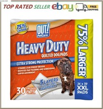 OUT Heavy Duty XXL Dog Pads  Absorbent Pet Training and Puppy Pads  30 Pads