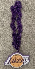 LA Lakers Big Giant 3D Foam Chain Necklace NBA Tailgate Gameday Purple Chain