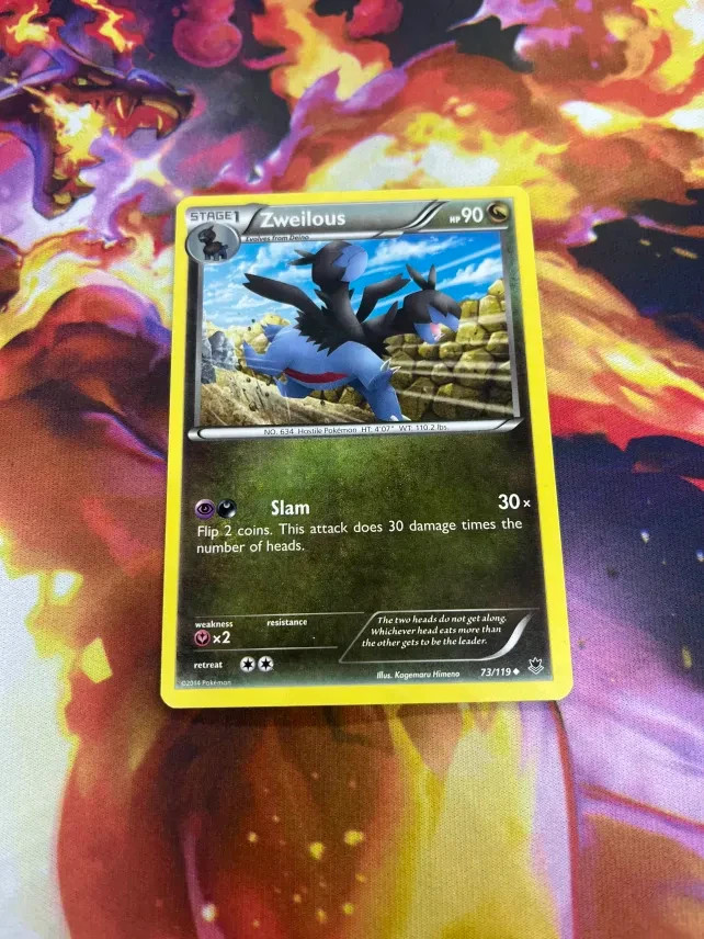 2014 Zweilous 73/119 XY-Phantom Forces Regular NM-Mint Pokémon TCG