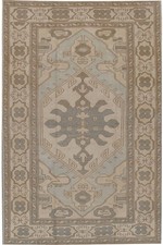 Vintage Turkish Oushak Area Rug 4'5 X 7'4 E24760