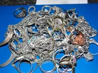 8.7 Oz Wearable Sterling & 925 Silver Jewelry Rings Necklaces Bracelet Vintage