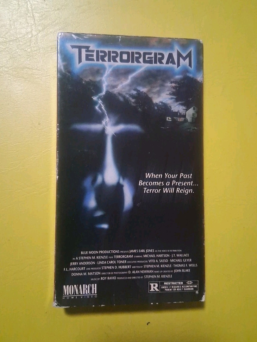 Terrorgram Rare Grail VHS 1990 Monarch Home Video 90s Horror